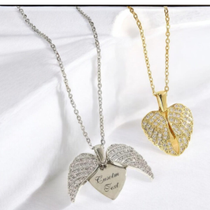 Heart Angel Wings Necklace jewelry for Both Sex